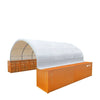 40' x 40' Dual Truss Container Shelter with Heavy Duty 21 oz PVC Cover, TMG-DT4041C (Previously DT4040C)