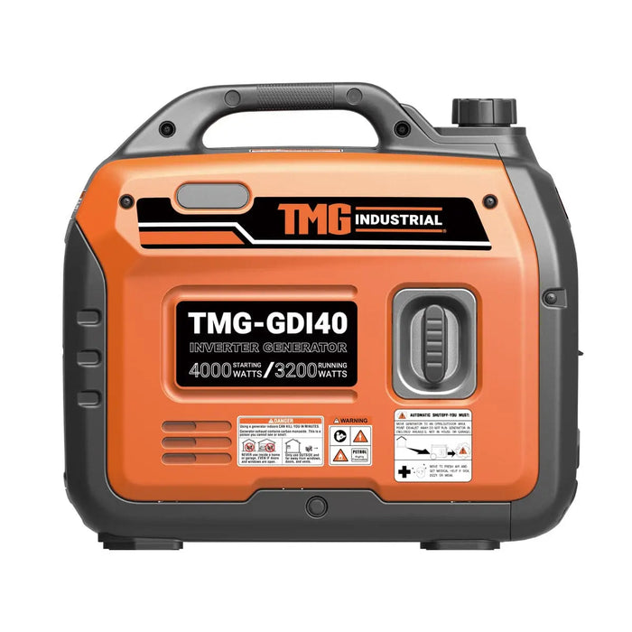 TMG Industrial 4000 Watt Digital Inverter Portable Generator, 3.5hrs 50% Load Run Time, CETL,ETL Certified For Canada/US, EPA Emissions Compliance, TMG-GDI40