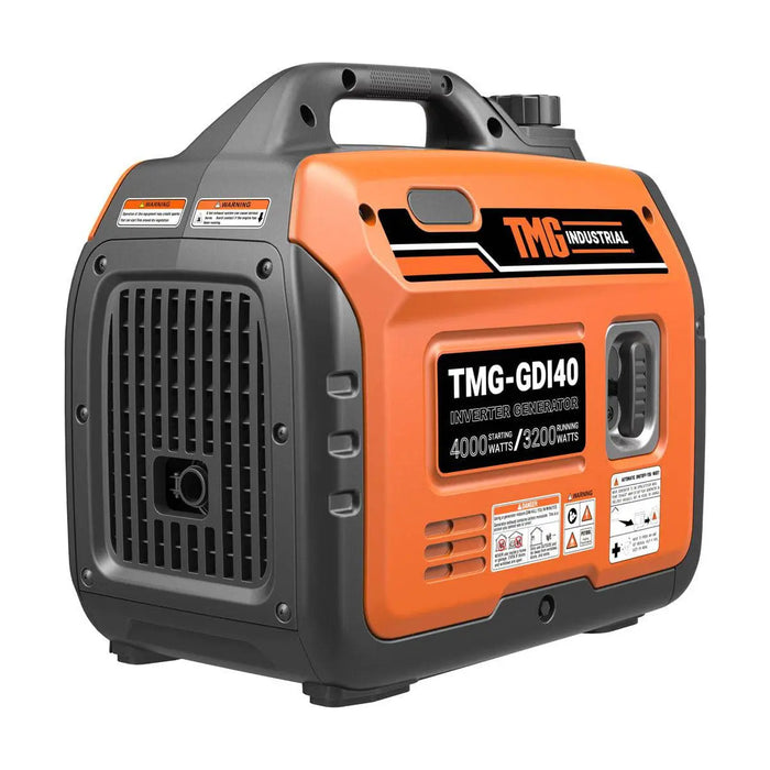 TMG Industrial 4000 Watt Digital Inverter Portable Generator, 3.5hrs 50% Load Run Time, CETL,ETL Certified For Canada/US, EPA Emissions Compliance, TMG-GDI40