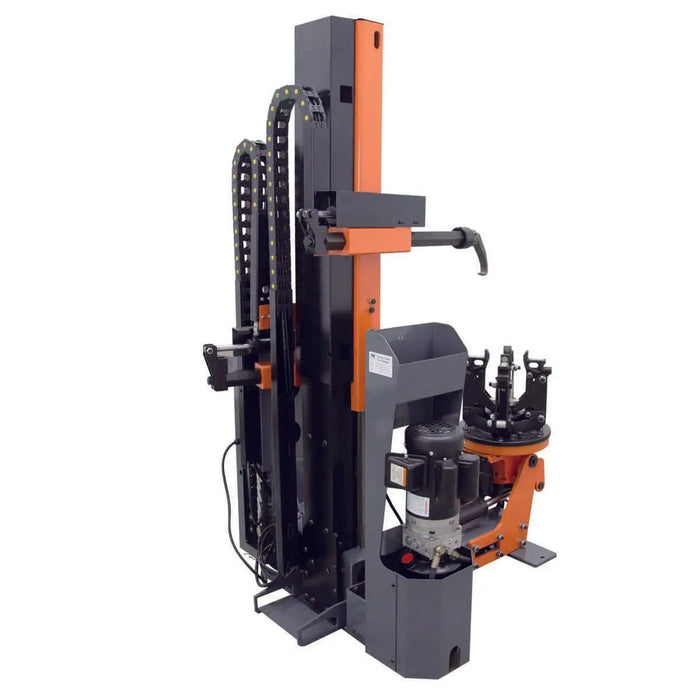 TMG Industrial 42” Heavy Duty Truck Tire Changer, 59” Tire Capacity, Upright/Vertical Tower Design, Bead Breaker w/Disc & Bead Hook, CSA certified Motor, TMG-TTC42