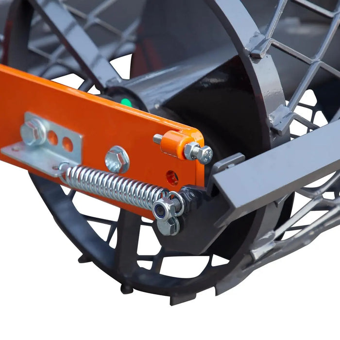 TMG Industrial 48" Stone Burier Rotary Tiller, 3-Point Hitch, Category 1 Hookup, 25-50 HP Tractors, PTO Shaft Included, 2-1/2" Stone Capacity, TMG-TSB48 (Discontinued)