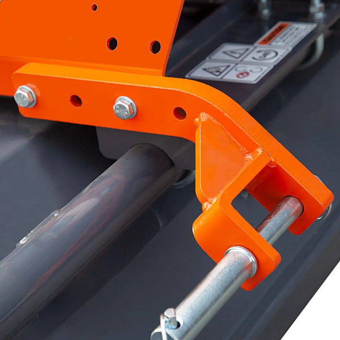 TMG Industrial 48" Stone Burier Rotary Tiller, 3-Point Hitch, Category 1 Hookup, 25-50 HP Tractors, PTO Shaft Included, 2-1/2" Stone Capacity, TMG-TSB48 (Discontinued)