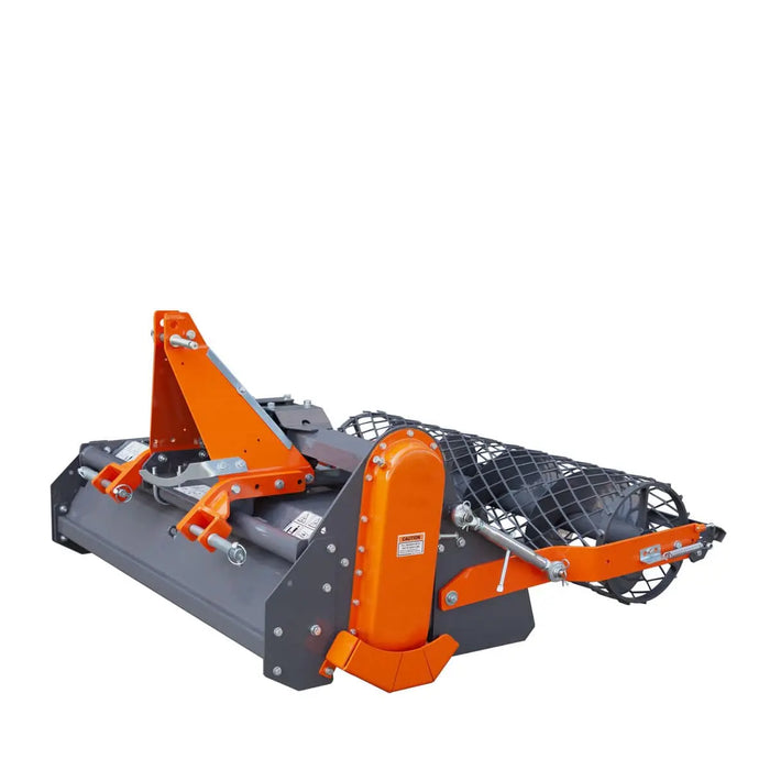 TMG Industrial 48" Stone Burier Rotary Tiller, 3-Point Hitch, Category 1 Hookup, 25-50 HP Tractors, PTO Shaft Included, 2-1/2" Stone Capacity, TMG-TSB48 (Discontinued)