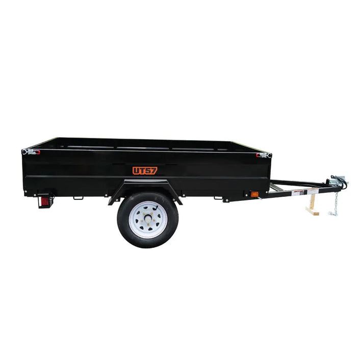 TMG Industrial 5’ x 7’ Single Axle Utility Trailer, 2090 Lb Payload Capacity, Robust Construction, Powder Coated, LED Lights, Compact Size, 2” Coupler, TMG-UT57