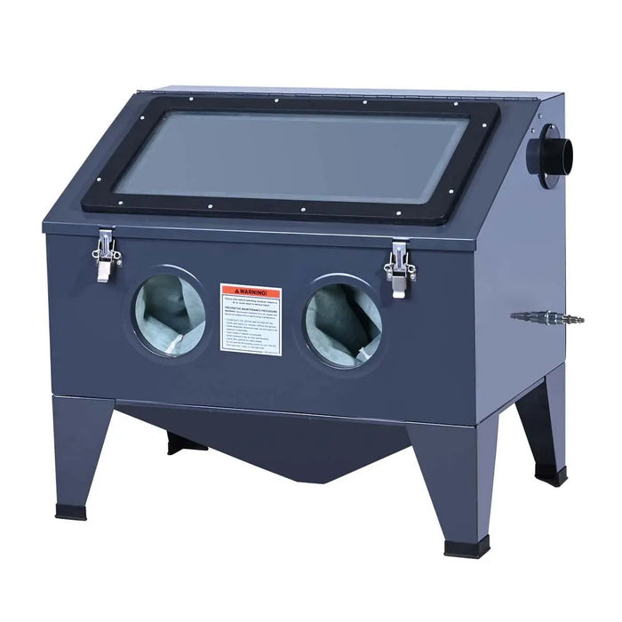 TMG Industrial 50 Gallon/190L Top-Open Bench Top Abrasive Sandblaster w/View Window, 115 PSI, 15 CFM, TMG-ABC50