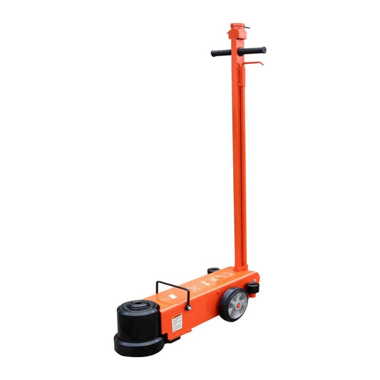 TMG Industrial 50 Ton Air Hydraulic Two Stage Truck Jack, 25 Ton Self-Retracting Ram, Adjustable 90°-180°, TMG-AJT50