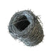 TMG Industrial 500-ft Barbed Wire, Triple-Layer Galvanized, High Tensile Strength, TMG-BW15