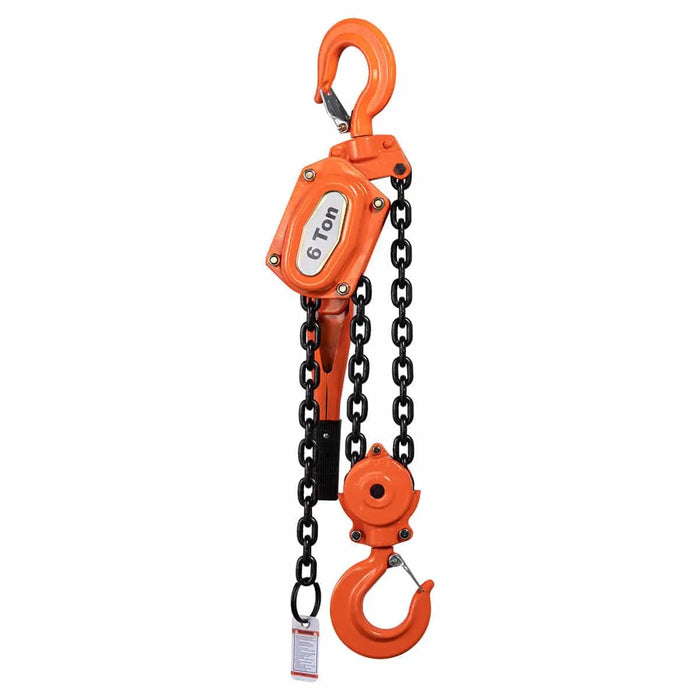 TMG Industrial 6 Ton 5' Lift Lever Chain Hoist, Twin Pawl Brakes, ASME B30.21, TMG-AHL6