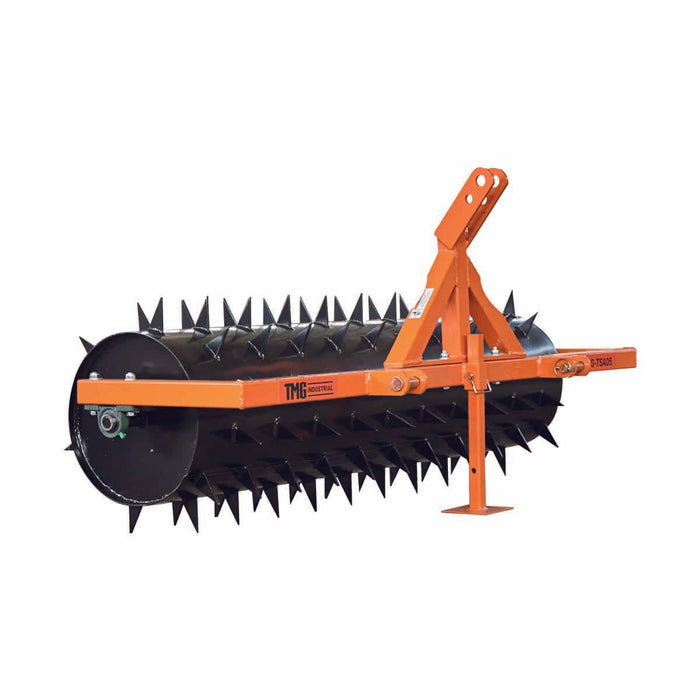 60" 3-Point Drum Spike Aerator, CAT 1 & 2 Hook-Up, 20-50 HP Tractor, TMG-TSA05