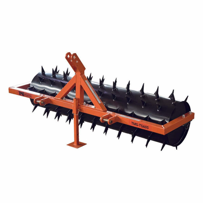 60" 3-Point Drum Spike Aerator, CAT 1 & 2 Hook-Up, 20-50 HP Tractor, TMG-TSA05