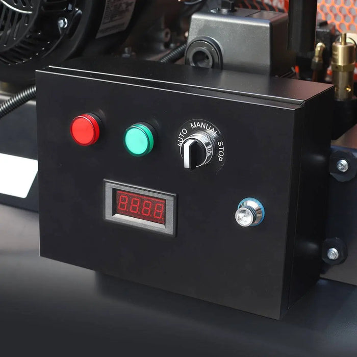 TMG Industrial 60 Gallon 2-Stage Truck Mounted Air Compressor, 14 HP Kohler Command Pro Engine, Horizontal Tank, 18.5 CFM @ 175 PSI, TMG-GAC60