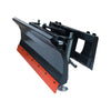 60" Skid Steer Dozer Blade Snow Pusher, Bolt-On Cut Edge, Skid Shoes, Left & Right, TMG-DB60
