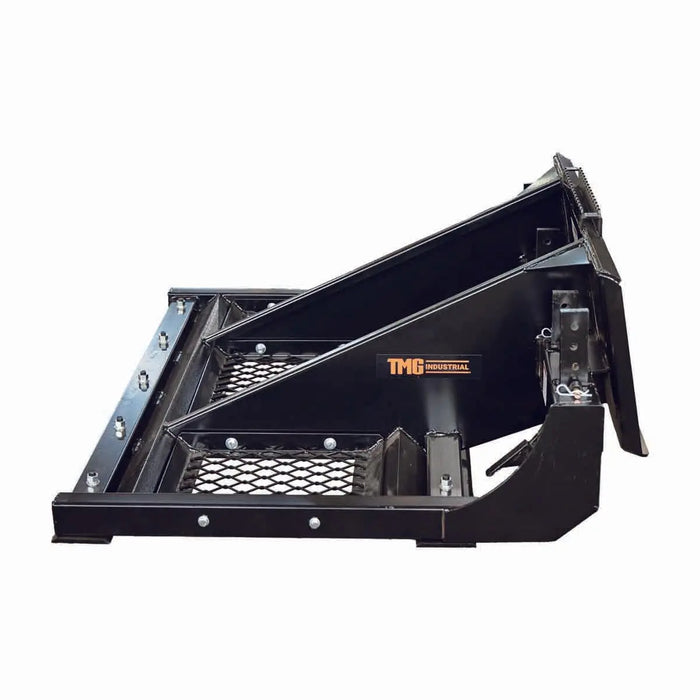 TMG Industrial 60” Skid Steer Land Plane, Adjustable & Reversible Scarifier Teeth, Bolt-On Cutting Blades, Removable Sift Screen, TMG-SLP60