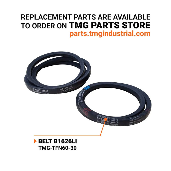 TMG Industrial 60” Tow-Behind 3-Point Hitch Finish Mower, 20-40 HP Compact Tractor, PTO Drive Shaft Included, TMG-TFN60