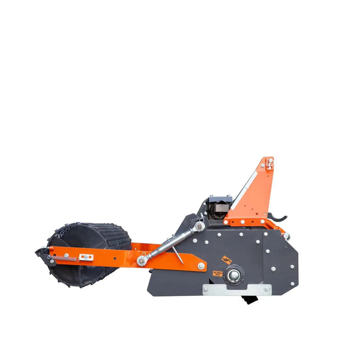 TMG Industrial 65" Stone Burier Rotary Tiller, 3-Point Hitch, Category 1 and 2 Hookup, 35-60 HP Tractors, PTO Shaft Included, 2-1/2" Stone Capacity, TMG-TSB65 (Discontinued)