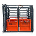 TMG Industrial 7’ Cattle Work Chute, Side Exit w/Release Lever, Upper/Lower Swing Openings, TMG-CSC07
