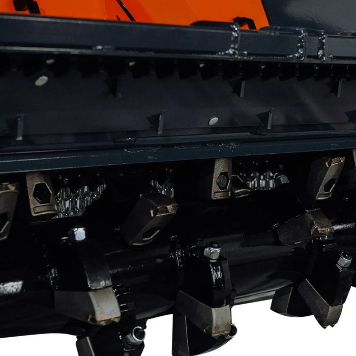 TMG Industrial 70” Forestry Brush Mulcher, Category 2 Hookup, Widia Cutting Teeth, 70-110 HP Tractors, 3-PTO Shaft Included, TMG-TMB72