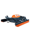72" Extreme Heavy-Duty Skid Steer Brush Cutter, Open Front Push Bar, 27-35 GPM, Drop Down Profile Blades, TMG-SBC76