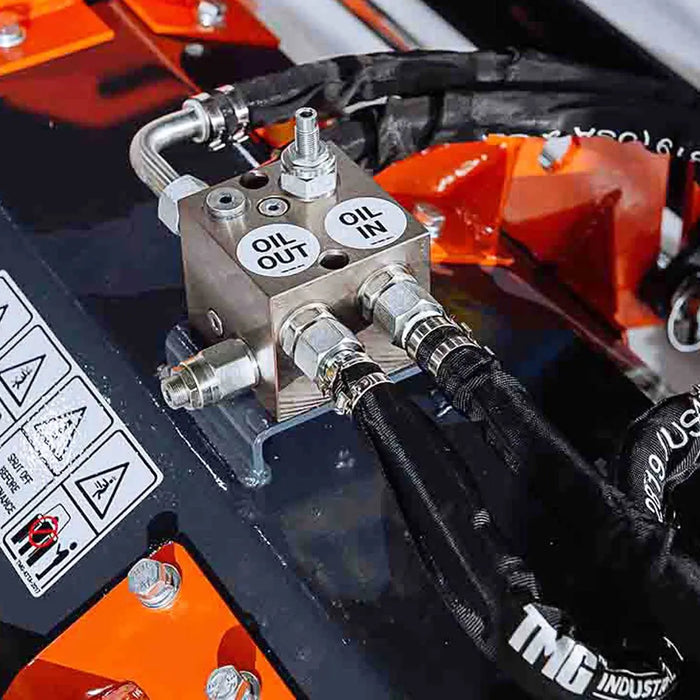 TMG Industrial 72” Hydraulic Skid Steer Flail Mower, TMG-SFM72