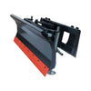 72" Skid Steer Dozer Blade Snow Pusher, Bolt-On Cut Edge, Skid Shoes, Left & Right, TMG-DB72
