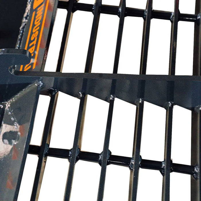 TMG Industrial 72” Skid Steer Land Plane, 6 Adjustable Ripper Teeth, Reversible Planer Comb, Grading, Spreading & Leveling, TMG-SLP72