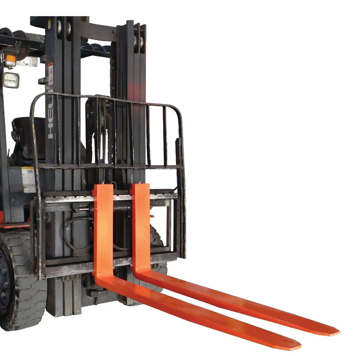 TMG Industrial 78” 5 Ton Pallet Forks, 6380 LB Load Capacity, Tapered & Polished, Boron-Carbon Steel, Class III A Compatibility, Quick Assembly/Mounting, Sold by pair, TMG-PF578