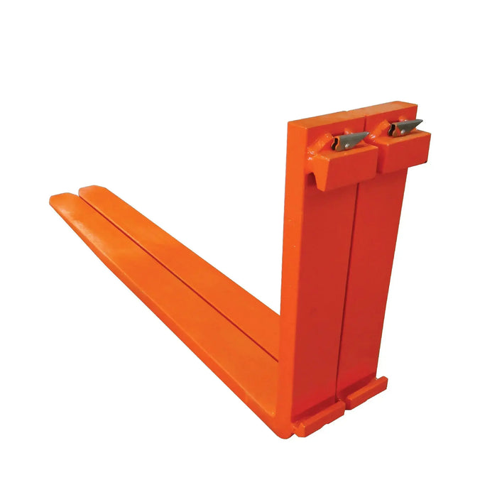 TMG Industrial 78” 5 Ton Pallet Forks, 6380 LB Load Capacity, Tapered & Polished, Boron-Carbon Steel, Class III A Compatibility, Quick Assembly/Mounting, Sold by pair, TMG-PF578