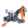 8' Skid Steer Backhoe Attachment with Swing Arm, Italian Hydraulic Valves & 12" Bucket TMG-SBH55