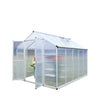 8' x 10' Aluminum Frame Greenhouse w/4 mm Twin Wall Polycarbonate Panels, UV Protected Panels, TMG-GH810