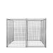 TMG Industrial 8’ x 8’ Galvanized Dog Kennel, Easy Assembly, Weather-Resistant, TMG-DCP08