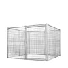 8’ x 8’ Galvanized Dog Kennel, Easy Assembly, Weather-Resistant, TMG-DCP08