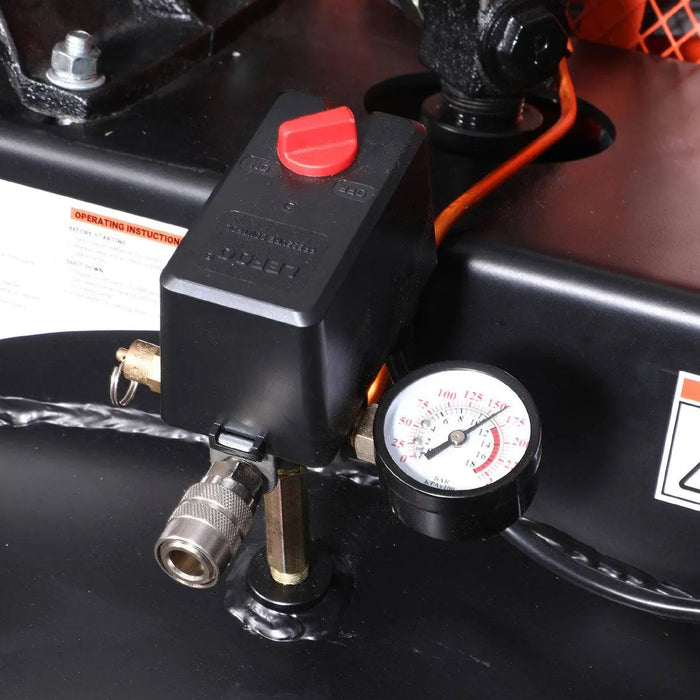 TMG Industrial 80 Gallon 7.5 HP Stationary Electric Air Compressor, 6 Min Fill Time, 230V Induction Motor, Vertical Tank, TMG-ACE85