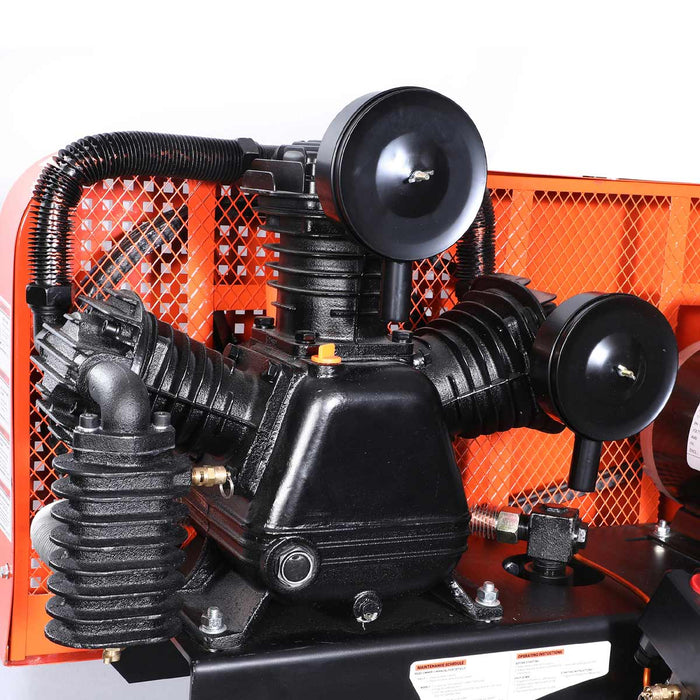 TMG Industrial 80 Gallon 7.5 HP Stationary Electric Air Compressor, 6 Min Fill Time, 230V Induction Motor, Vertical Tank, TMG-ACE85