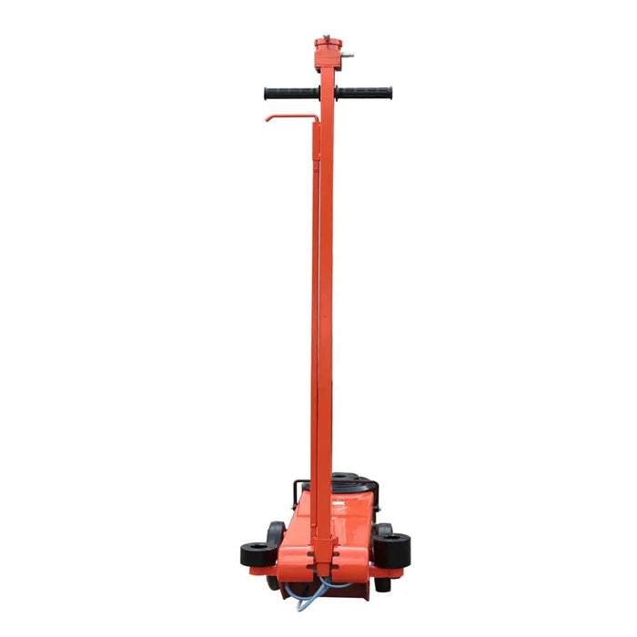 TMG Industrial 80 Ton Air Hydraulic Two Stage Truck Jack, 50 Ton Self-Retracting Ram, Adjustable 90°-180°, TMG-AJT80