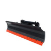 94" Skid Steer Dozer Blade/Snow Plow Pusher, 30° Left & Right, Bolt-On Cutting Edge, Adjustable Skid Shoes, Universal Quick Mount, TMG-DB94