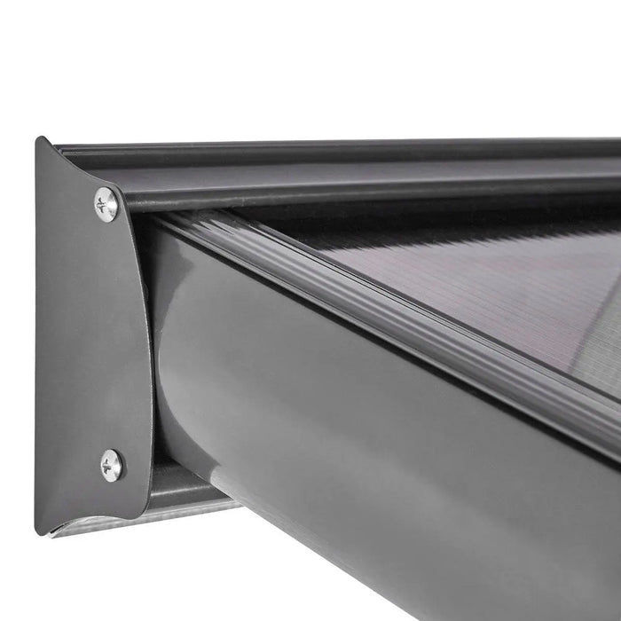 TMG Industrial Aluminum Patio Cover 10’ x 16’ with Clear Panels, TMG-LPC16