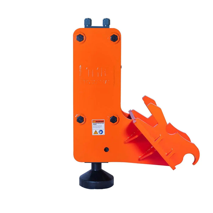 TMG Industrial Excavator Hydraulic Post Pounder, 700 Ft-lb Energy Class, 500-900 BPM, 8” Post Capacity, 4-7 Ton Excavator, TMG-EPD700