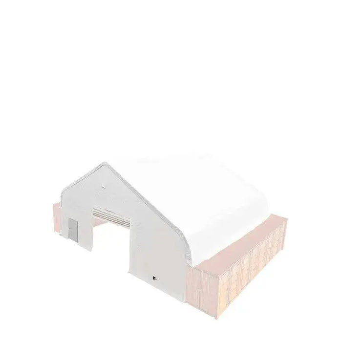 TMG Industrial Front End Wall Kit, Compatible with TMG-DT5040CF-PRO container shelter installed with the standard height container (8’6”), TMG-DT50FW8V