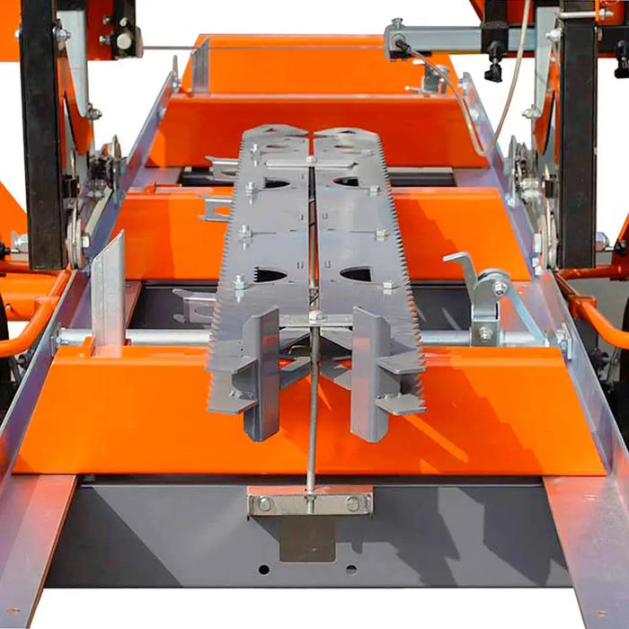 TMG Industrial Log Loading Ramp Kit for Sawmill Trailer PSM27, Mast/Boom, 70” Ramp Length, 3800-lb Load Capacity, TMG-PSM27-Lramp