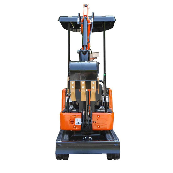 TMG Industrial Mini Compact Excavator, 15 HP Air-Cooled Engine w/EPA Certification, 61-½” Max. Digging Depth, 1900 Lb Operating Weight, TMG-MVE08