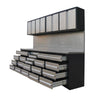 Pro Series 10-FT Stainless Steel Workbench with 20 Lockable Drawers & Cabinets – TMG-WBC20DS
