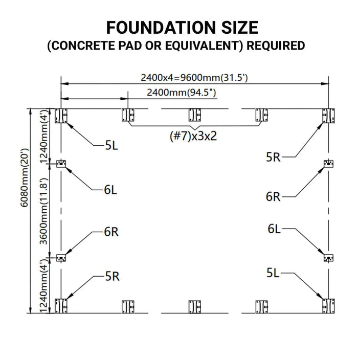 TMG Industrial Pro Series 20' x 30' Dual Truss Storage Shelter with Heavy Duty 17oz PVC Cover, TMG-DT2031-PRO (Previously DT2030-PRO)