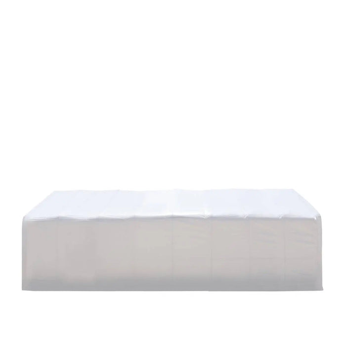 TMG Industrial Pro Series 40' x 80' Dual Truss Storage Shelter with Heavy Duty 21 oz PVC Cover & Drive Through Doors, TMG-DT4081-PRO(Previously TMG-DT4080-PRO)