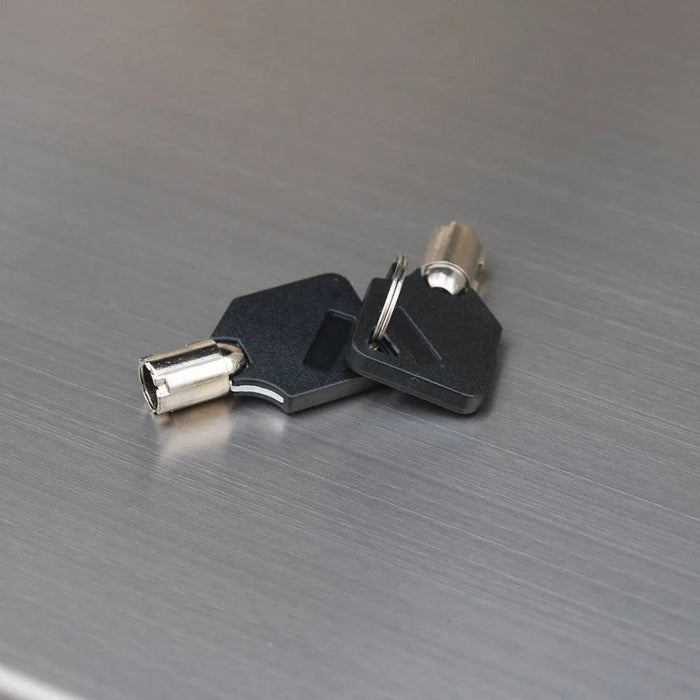 TMG Industrial Pro Series 7’ Stainless Steel Workbench, 7 Lockable Drawers, 2 Storage Cabinets, All-in-One Welded Frame, TMG-WB707S (Previously TMG-WB85S)