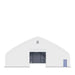 TMG Industrial Pro Series 70' x 100' Dual Truss Storage Shelter with Heavy Duty 32 oz PVC Cover & Drive Through Doors, TMG-DT70100-PRO