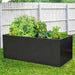 TMG Industrial Rectangular Metal Raised Garden Bed, 79” Bed Planting, Garden Planter, Galvanized & Powder Coated, TMG-MGB79