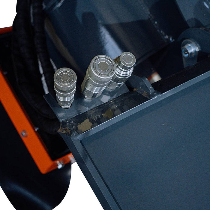 Skid Steer Stump Grinder, 24" Rotor Size, 7" Cutting Below Ground, Steel Carbide Teeth, TMG-SSG25