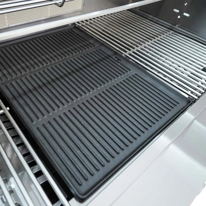 TMG Industrial Stainless Steel Outdoor Kitchen, 6 Main Burners, Rear Burner, Side Burner, Integrated Sink & Refrigerator, CSA/CE Certified, TMG-LKS08