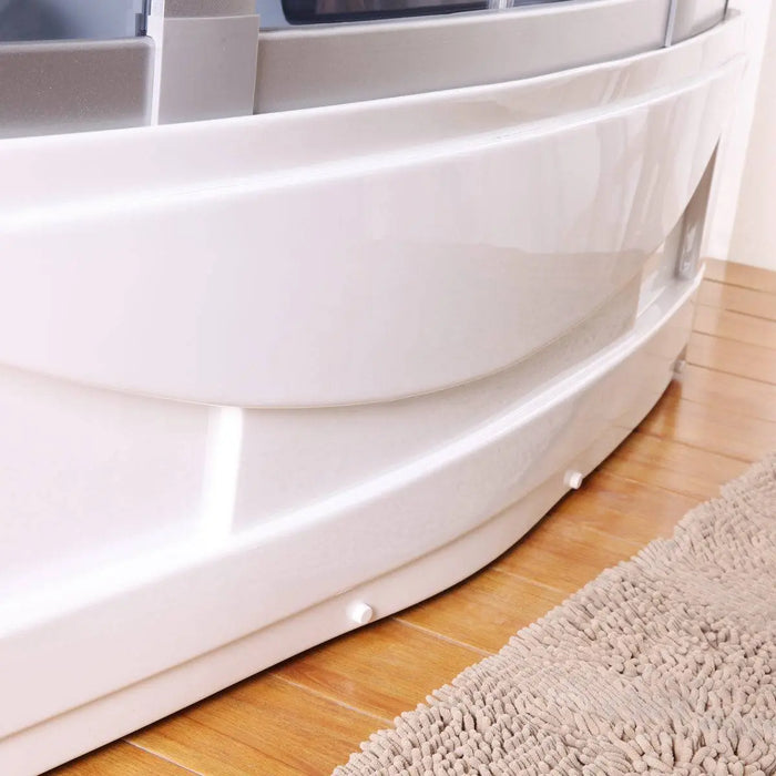 TMG Industrial Steam Shower Room, Ozonation, Adjustable Fan Settings, Intuitive Keypad Controls, FM Radio, Bluetooth Connectivity, Custom Temperature & Duration Settings, Left Drain, Blue Lighting, TMG-SR915