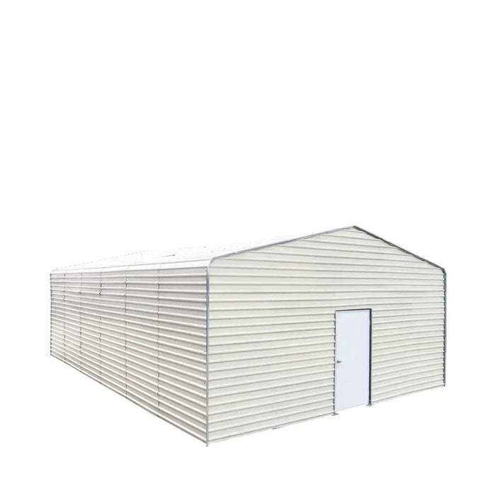 TMG Industrial Steel Carport Add-On Package Kit, Front Wall w/Roll Up Doors & Back Wall, TMG-CP2000-RD110 (Not available for online purchase)